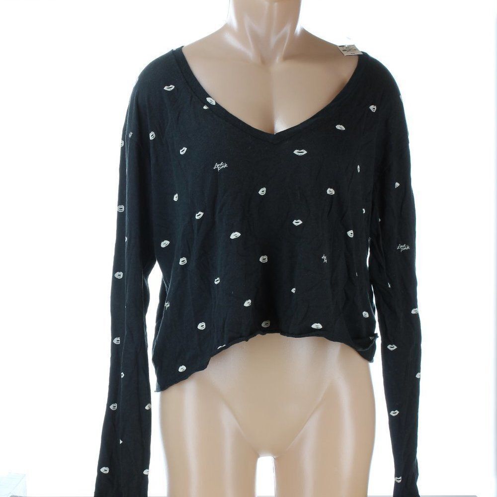 Cropped Tee Shirt by Pink Victoria's Secret NWT